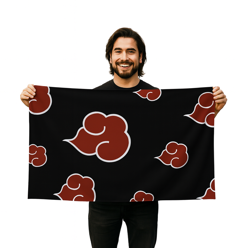 Akatsuki "Red Clouds" Flag - Naruto™