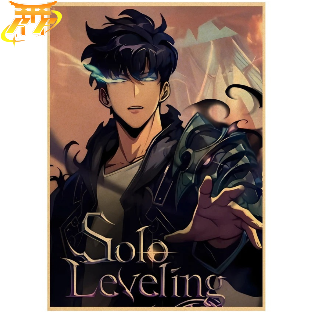 Sung Jin-Woo "Shadow Command" Poster – Solo Leveling™