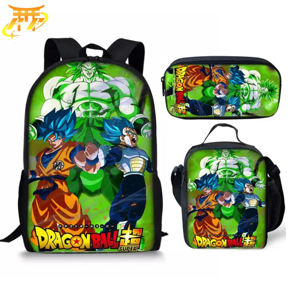 DBS Broly Backpack + Pencil Case + Bag - Dragon Ball Z™