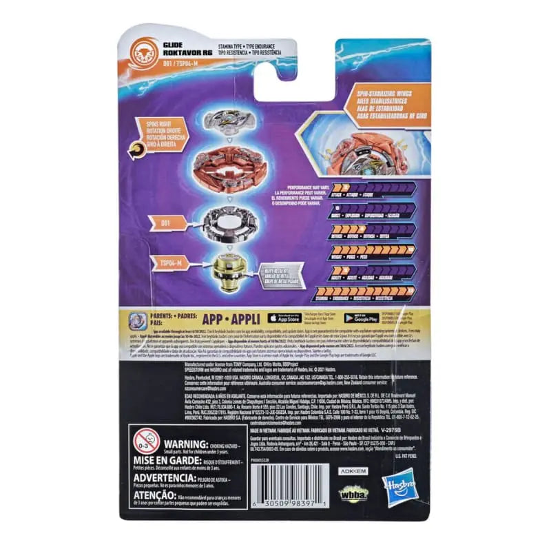 Spinning Top Glide Roktavor R6 Wheel Revolving-SPM -