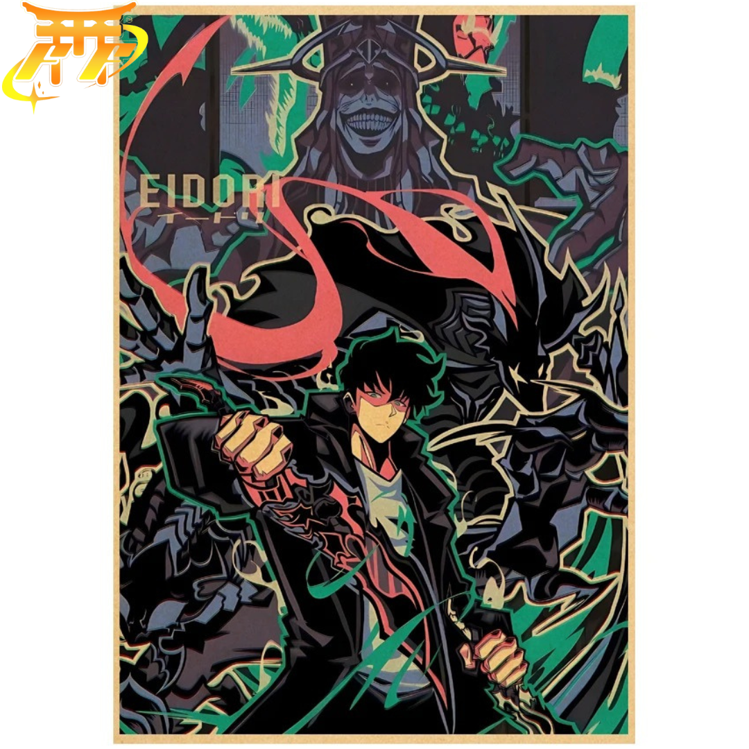 Sung Jin-Woo "Monarchs’ Confrontation" Poster – Solo Leveling™