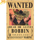 Poster Wanted Bobbin - One Piece™